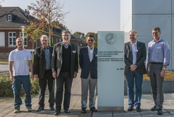 <strong>The first annual retreat of the Max Planck-GIBH Joint Center for Regenerative Biomedicine:</strong><br>Group photo of the Max Planck Center's officials: Ralf Jauch and Thomas Rauen (Deputies to Co-Directors), Hans Sch？ler and Duanqing Pei (Co-Directors), Thomas Braun and Werner Seeger (Associated Directors; from left)<br>Photo taken on October 16, 2017
